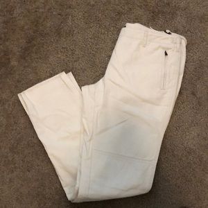 Moda international ivory pants size 10